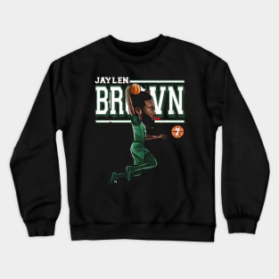 Jaylen Brown basket 5 Crewneck Sweatshirt